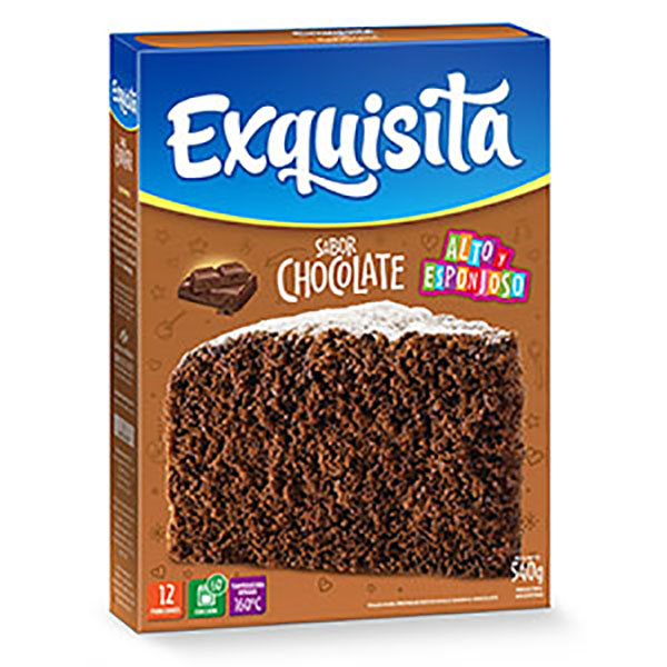 EXQUISITA BIZCOCHUELO CHOCOLATE X540G