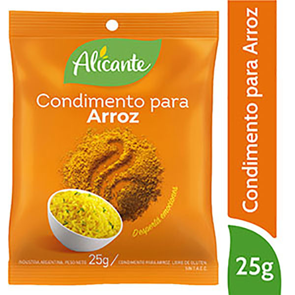 ALICANTE CONDIMENTO ARROZ X25G