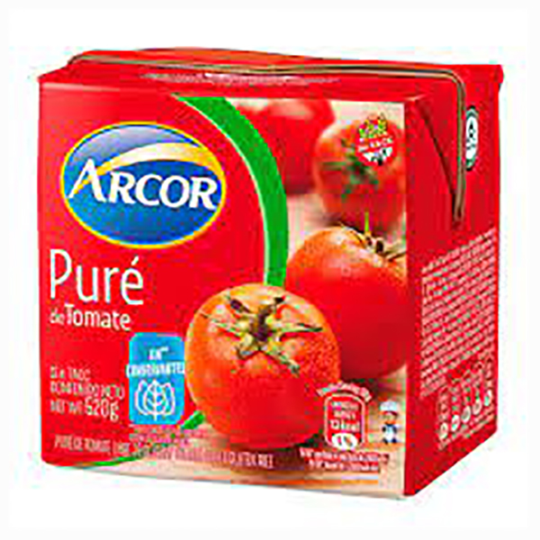 ARCOR TOMATE PURE T/B X 520G
