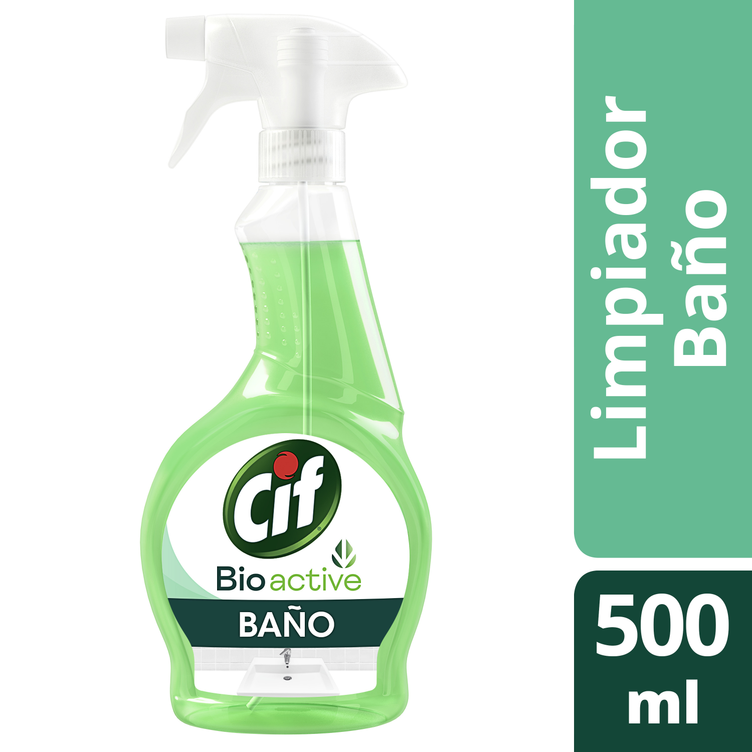 CIF LIMPIADOR BAñO BIO.GAT. 500ML