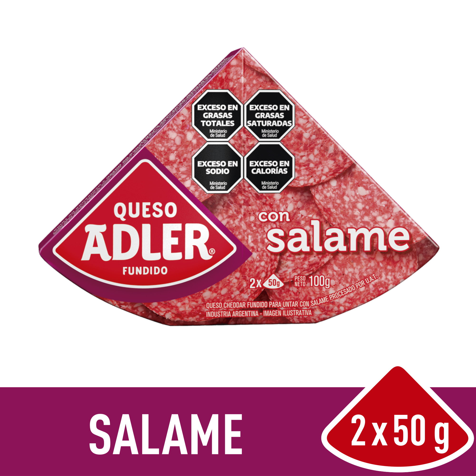 ADLER QUESO UNTABLE SALAME X100G