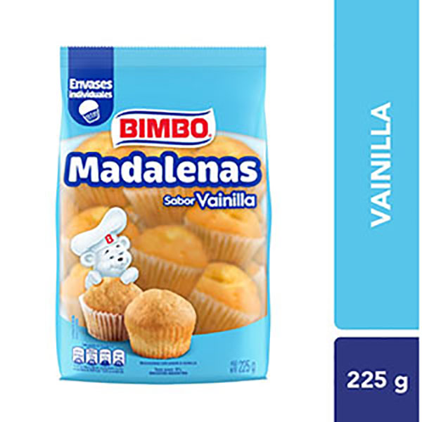 BIMBO MADALENAS VAINILLA 200 GR