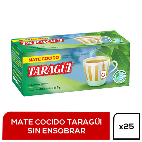 TARAGUI MATE COCIDO SAQ.S/E.X25U