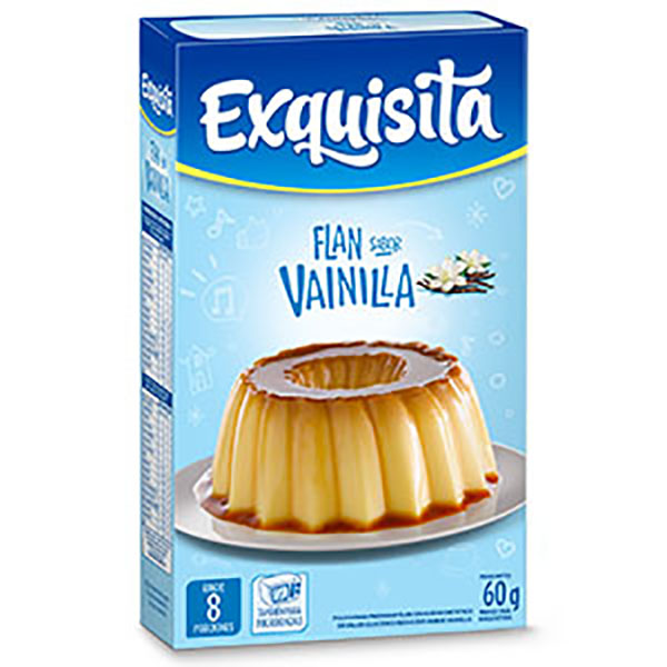 EXQUISITA FLAN VAINILLA X40G