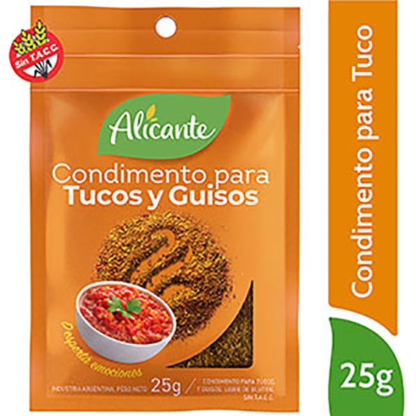ALICANTE CONDIMENTO TUCO/GUISO X25G
