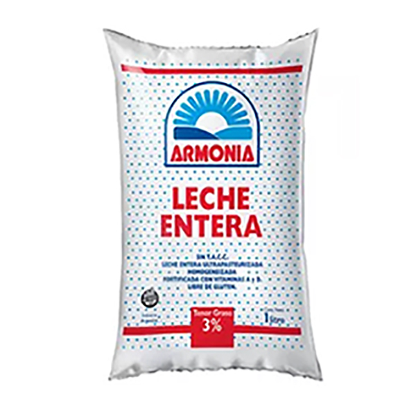 ARMONIA LECHE ENT SACH X1L