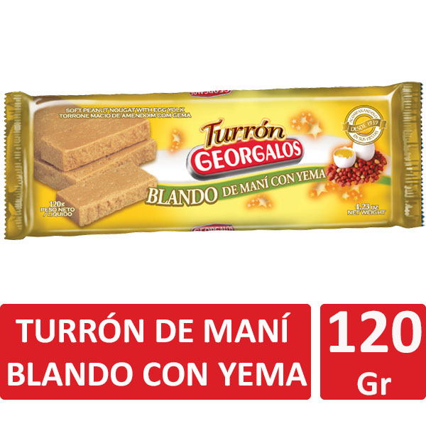 GEORGALOS TURRON YEMA X120GR