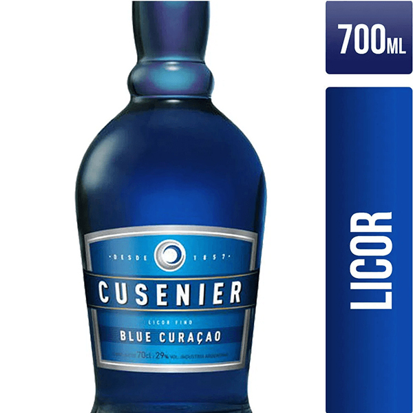 CUSENIER LICOR BLUE CURAZAO X700