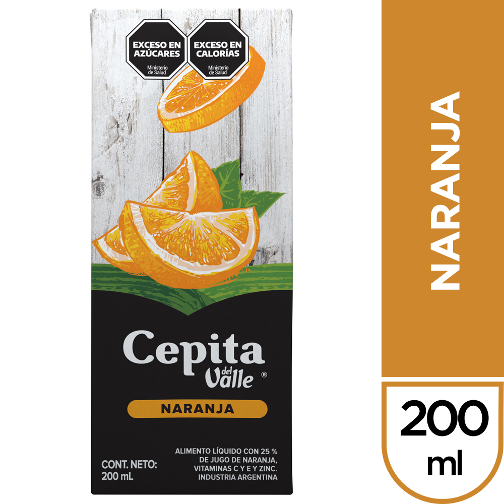 CEPITA JUGO NARANJA X200CC