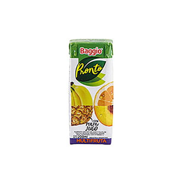 BAGGIO JUGO MULTIFRUTA X200CC