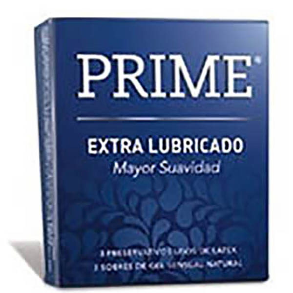 PRIME PRESERVATIVO EXTRA LUBRIC.X3