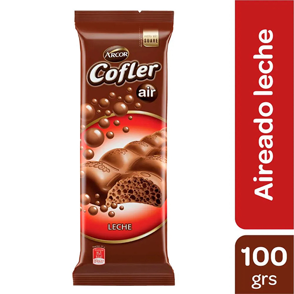 COFLER AIREADO CHOC. LECHE X100GR