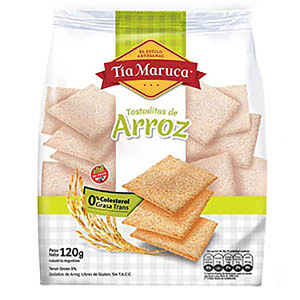 TIA MARUCA TOSTADAS ARROZ 120G