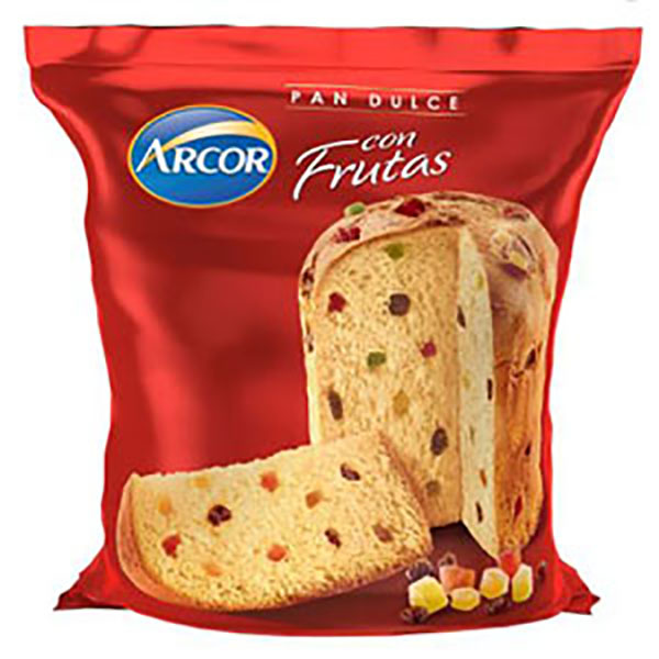 ARCOR PAN DULCE C/FRUTA X400G