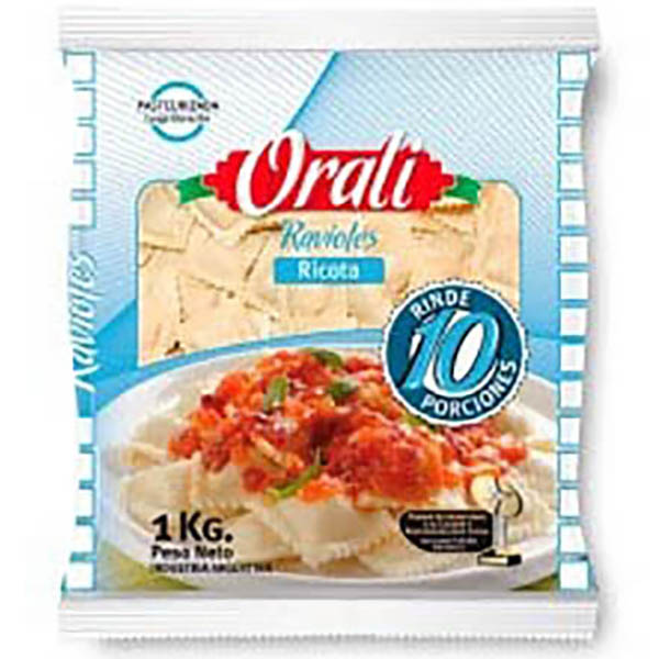 ORALI RAVIOLES RICOTTA X 1KG