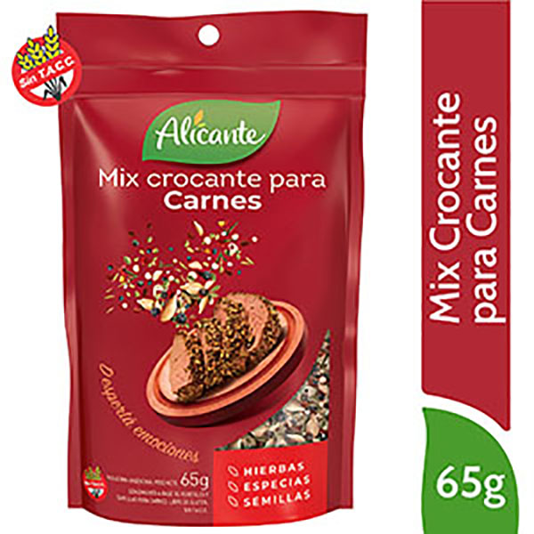 ALICANTE MIX CROCANTE P/CARNES X65G