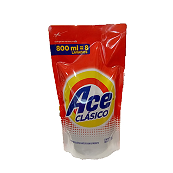 ACE JABON LIQ. POUCH X 800CC