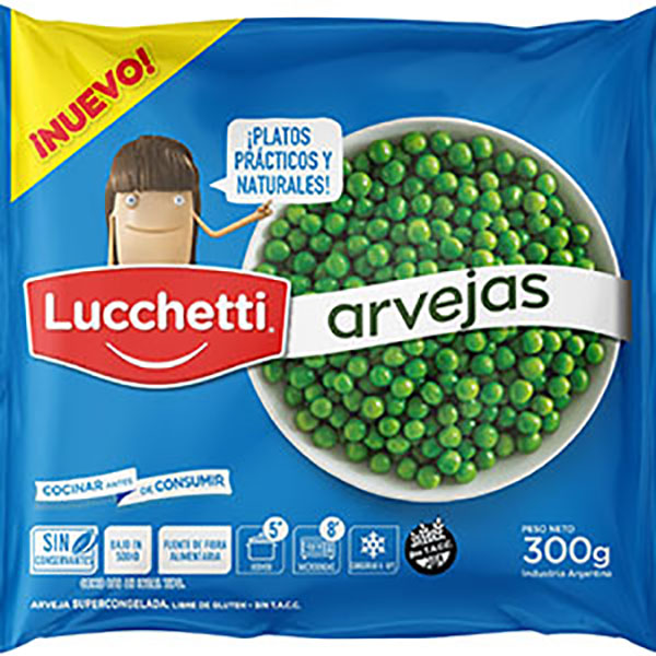 LUCCHETTI CONG. ARVEJAS X 300GR