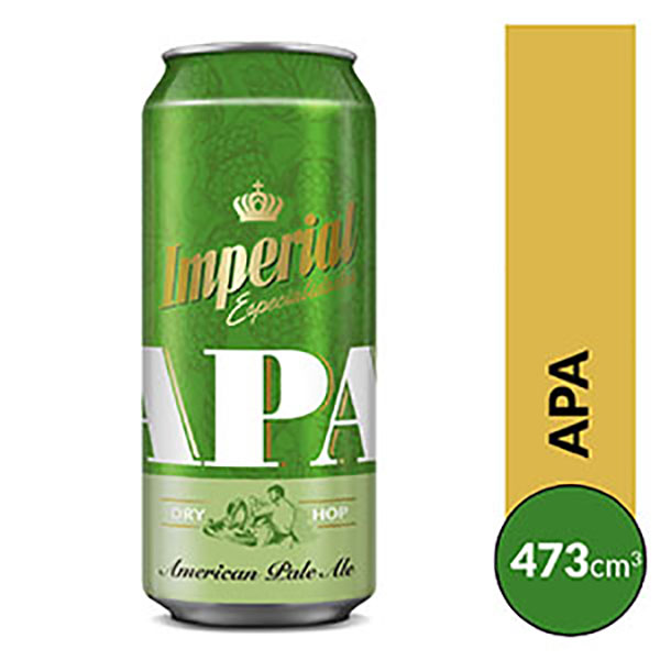 IMPERIAL APA CERVEZA LATA X473CC