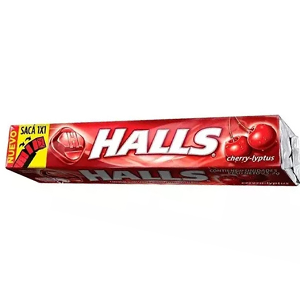 HALLS CARAM.HALLS CHERRY X9U 28G