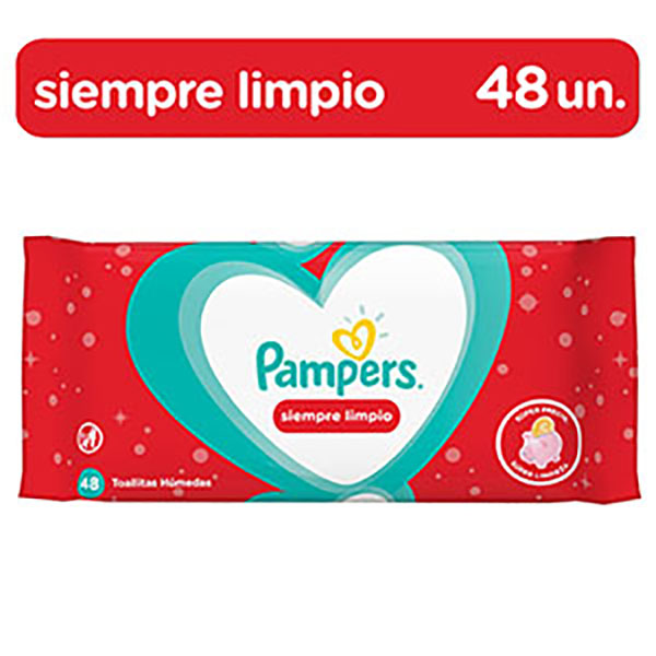 PAMPERS TOALLA HUMEDAS S/LIM.X48U