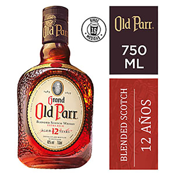 OLD PARR WHISKY 12 AÑOS 750ML