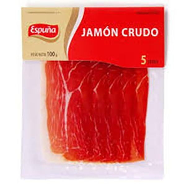 ESPUNA JAMON CRUDO EXT FINO X100G