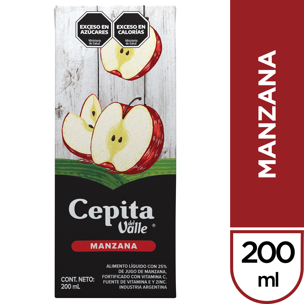 CEPITA JUGO MANZANA T/B X200CC