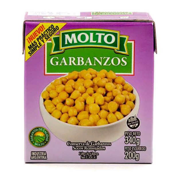 MOLTO GARBANZO T/RECART X340GR