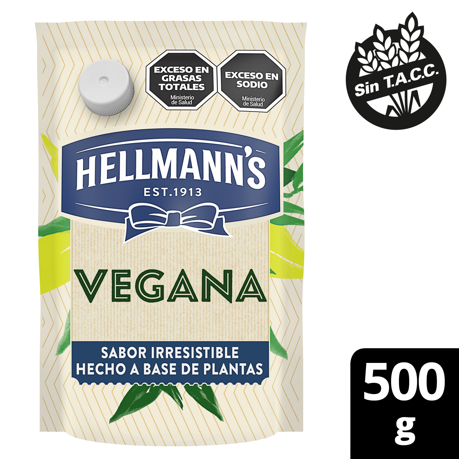 HELLMANNS ADEREZO VEGANO DP 500G