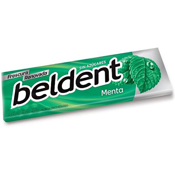 BELDENT CHICLE MENTA X6U