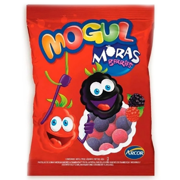 MOGUL GOMITAS MORAS X500G