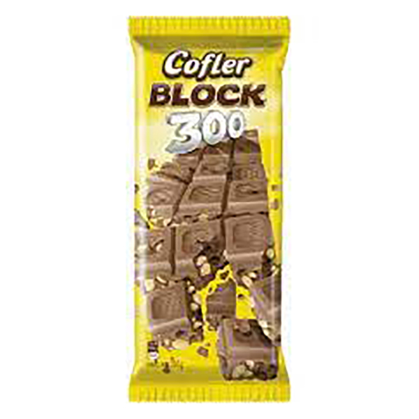 COFLER BLOCK CHOCO C/MANI X300GR