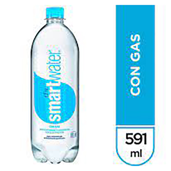 SMART WATER AGUA MIN.C/GAS 591 ML