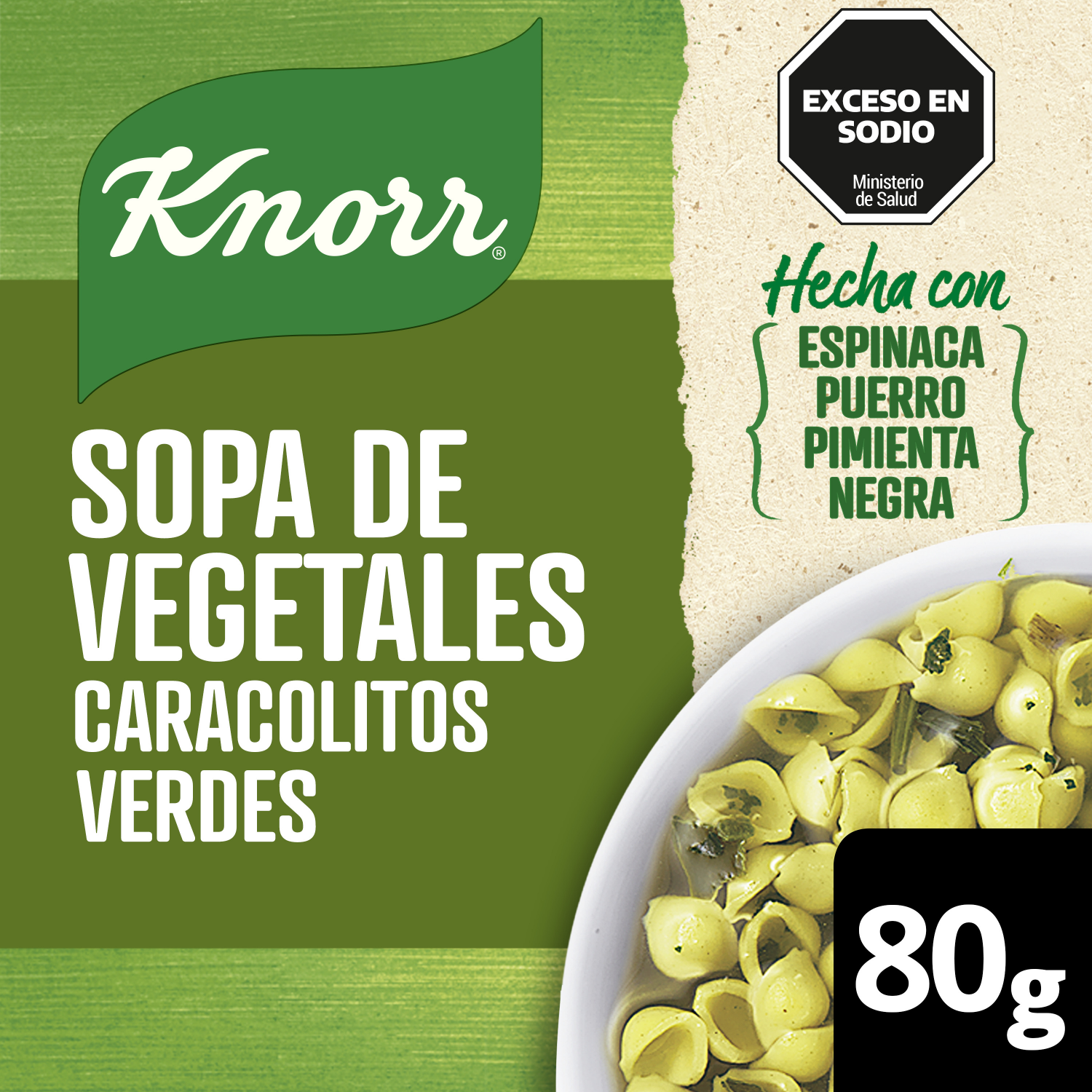 KNORR SOPA VEG.C/PAST.VDE.X80G