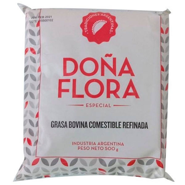 DOÑA FLORA GRASA BOVINA REF.500G