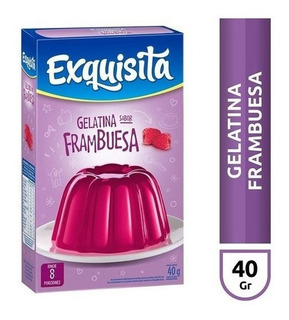 EXQUISITA GELATINA FRAMBUESA X40G