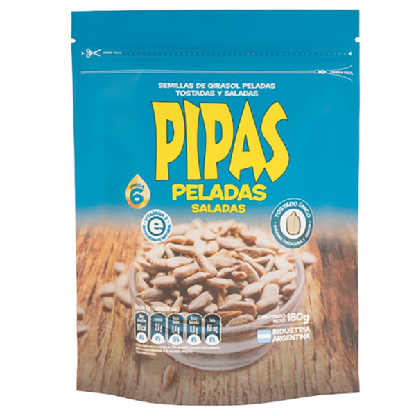 PIPAS PELADAS SALADAS X180GR