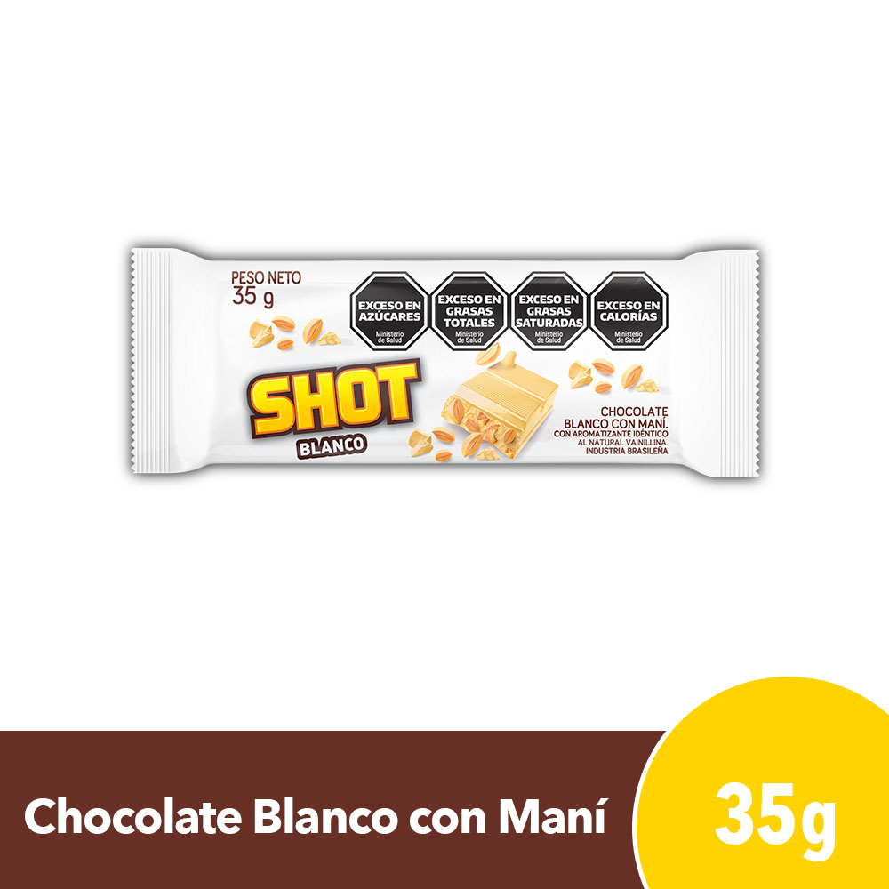 SHOT CHOCOLATE BLANCO X35GR