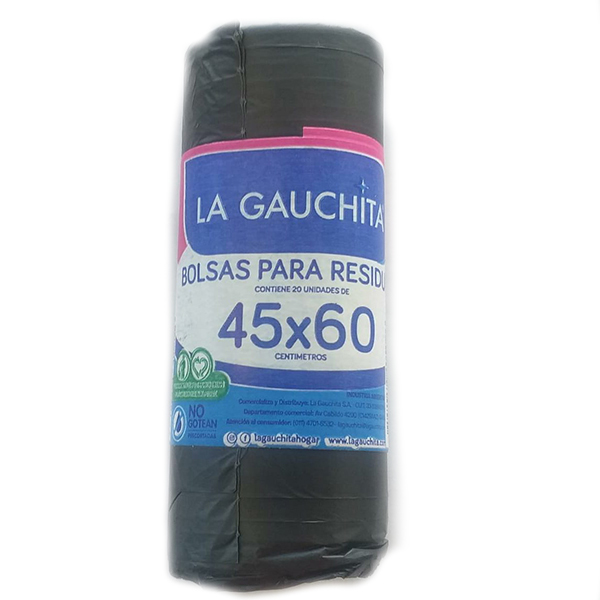 LA GAUCHITA BOLSA DE RES.45X60 X20U