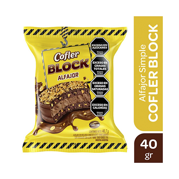 COFLER ALFAJOR BLOCK X40GR