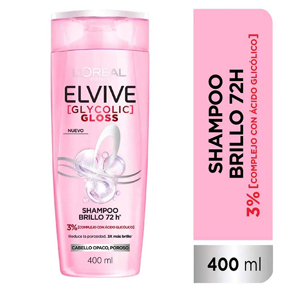 ELVIVE GLYCO GLOSS SHAMPOO X400ML