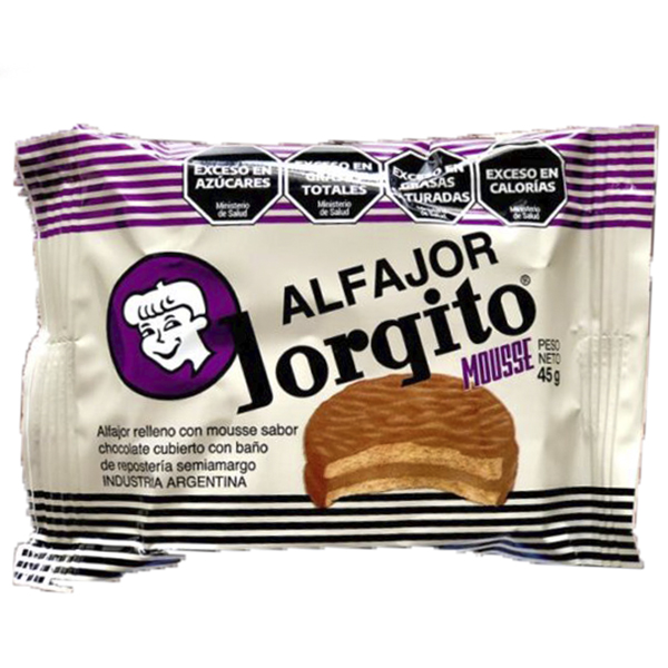 JORGITO ALFAJOR MOUSSE X45GR