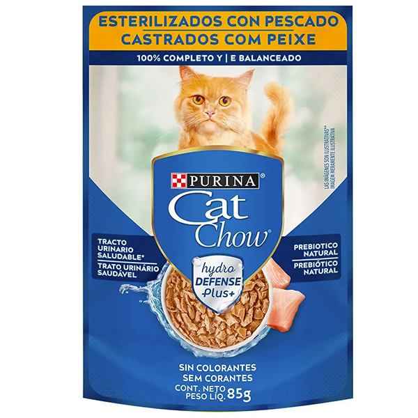 CAT CHOW ADULTO PESC. POUCH X 90G