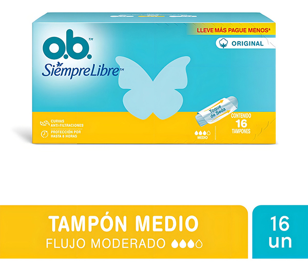O-B TAMPONES MEDIO X16U