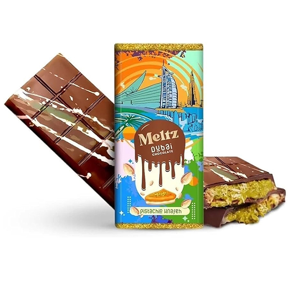 MELTZ CHOC.DUBAI PISTACHIO X192GR