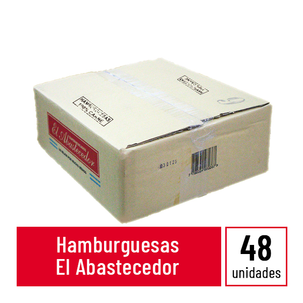 EL ABAST.HAMB.100%NOVILLO X 48U