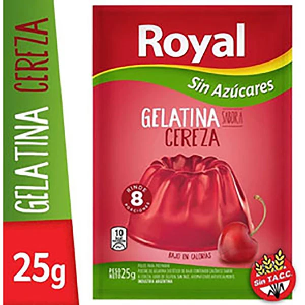 ROYAL GELATINA CEREZA X25G