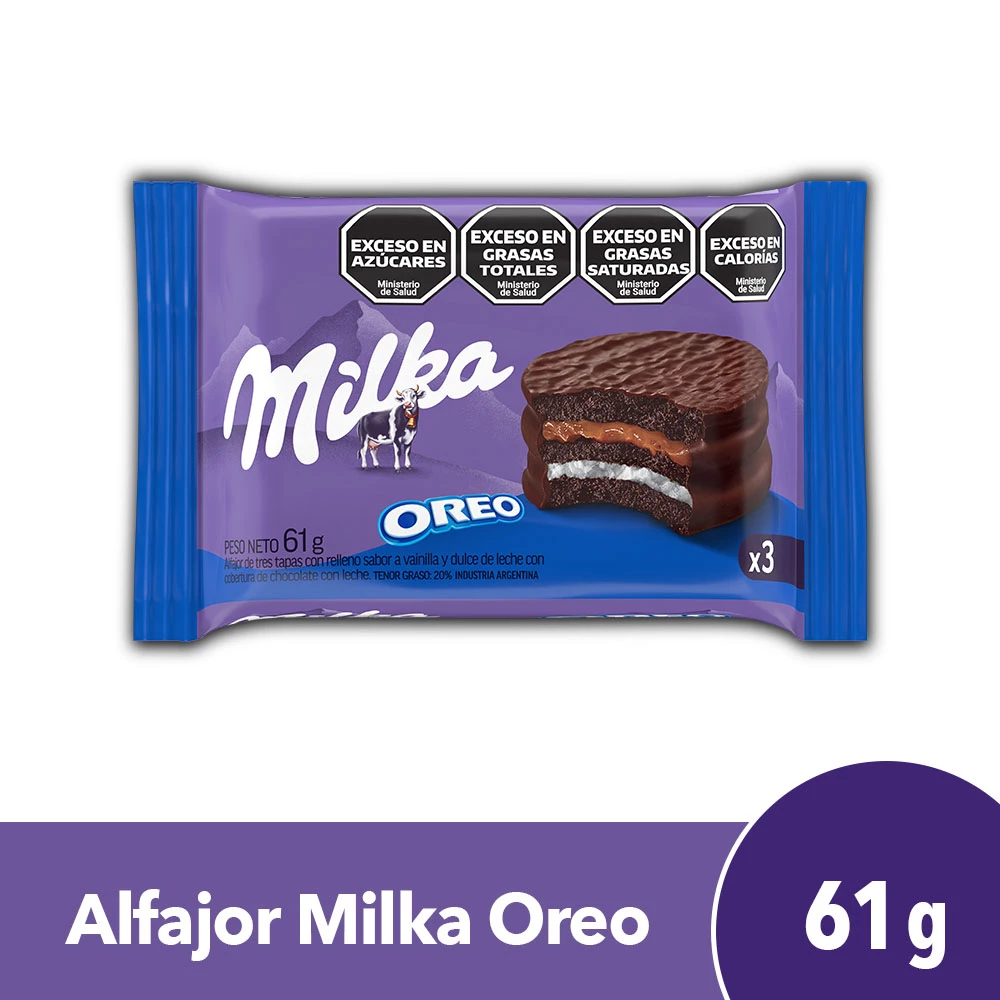 MILKA ALFAJOR OREO D.LECHE X61GR