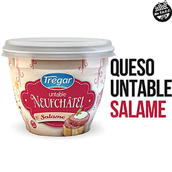 NEUFCHATEL QUESO UNTABLE SALAME.X190G